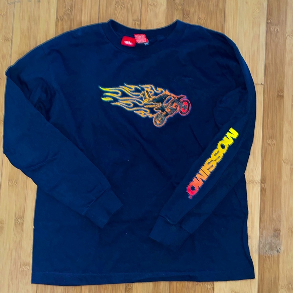 Mossimo navy long sleeve shirt